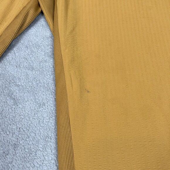 Athleta Textured Brooklyn Jogger Pants Womens Size 0 Tuscan Gold Pull On Pockets - Picture 6 of 12